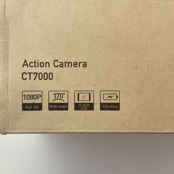 Crosstour (CT7000) Action Camera 170° Wide Angle Lens 1080P - With Accessories - Picture 2 of 5